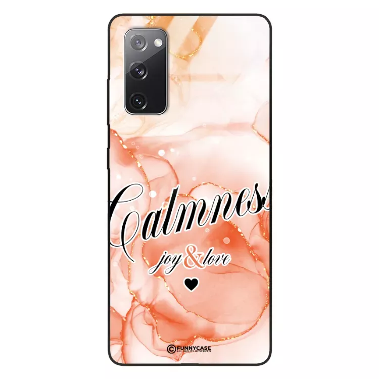Etui Black Case Glass Marble Elegance do SAMSUNG S20FE 5G Marmurkowe