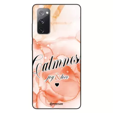 Etui Black Case Glass Marble Elegance do SAMSUNG S20FE 5G Marmurkowe