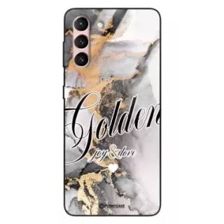 Etui Black Case Glass Marble Elegance do SAMSUNG S21 5G Marmurkowe