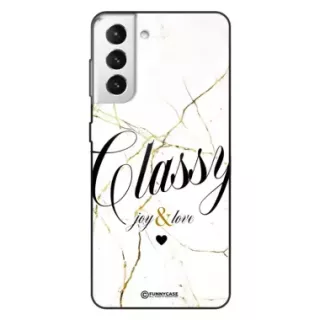Etui Black Case Glass Marble Elegance do SAMSUNG S21 PLUS Marmurkowe
