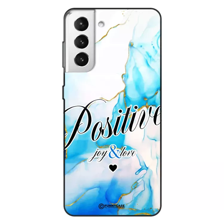 Etui Black Case Glass Marble Elegance do SAMSUNG S21 PLUS 5G Marmurkowe