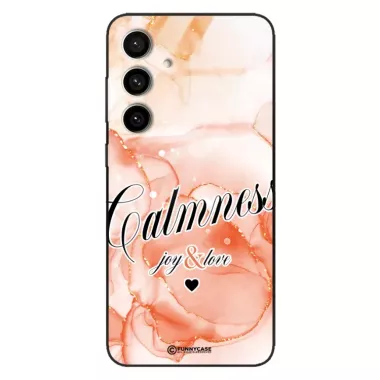 Etui Black Case Glass Marble Elegance do SAMSUNG S24 FE Marmurkowe