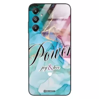 Etui Black Case Glass Marble Elegance do SAMSUNG M14 Marmurkowe