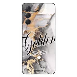 Etui Black Case Glass Marble Elegance do SAMSUNG M54 5G Marmurkowe