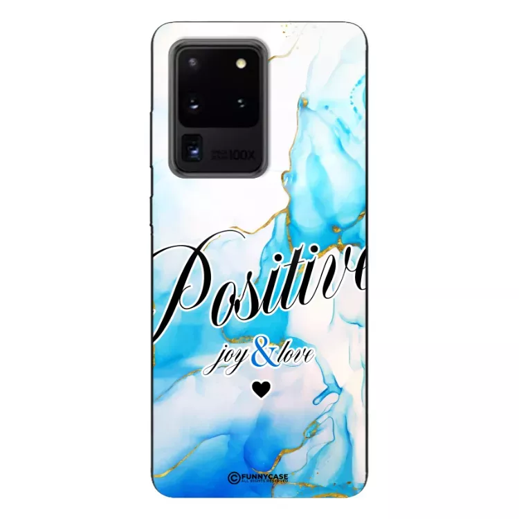 Etui Black Case Glass Marble Elegance do SAMSUNG S20 ULTRA Marmurkowe