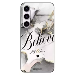 Etui Black Case Glass Marble Elegance do SAMSUNG S23  Marmurkowe