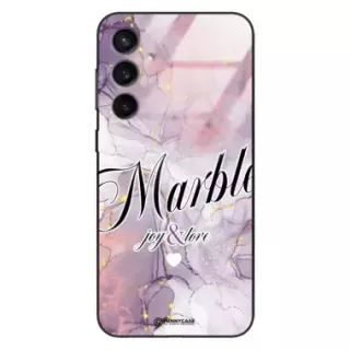 Etui Black Case Glass Marble Elegance do SAMSUNG S23FE 5G Marmurkowe