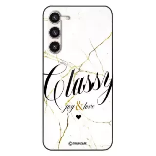 Etui Black Case Glass Marble Elegance do SAMSUNG S23 PLUS Marmurkowe