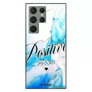 Etui Black Case Glass Marble Elegance do SAMSUNG S23 ULTRA Marmurkowe