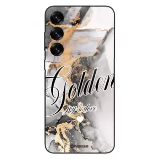 Etui Black Case Glass Marble Elegance do SAMSUNG S25 Marmurkowe