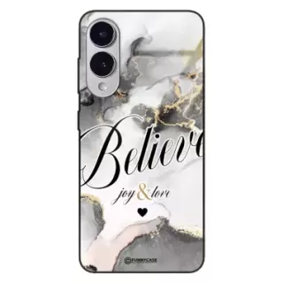 Etui Black Case Glass Marble Elegance do SAMSUNG S25 EDGE Marmurkowe