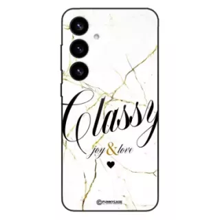 Etui Black Case Glass Marble Elegance do SAMSUNG S25 PLUS Marmurkowe