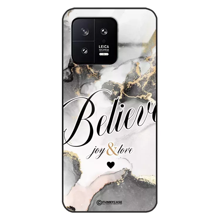 Etui Black Case Glass Marble Elegance do XIAOMI MI 13 Marmurkowe