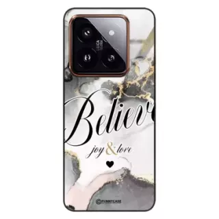 Etui Black Case Glass Marble Elegance do XIAOMI 14 PRO Marmurkowe