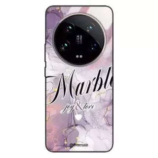 Etui Black Case Glass Marble Elegance do XIAOMI 14 ULTRA 5G Marmurkowe