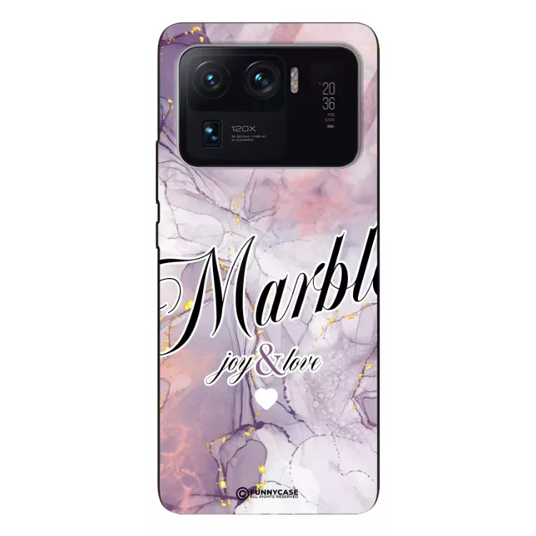 Etui Black Case Glass Marble Elegance do XIAOMI Mi 11 ULTRA  Marmurkowe