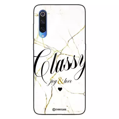 Etui Black Case Glass Marble Elegance do XIAOMI Mi 9 Marmurkowe
