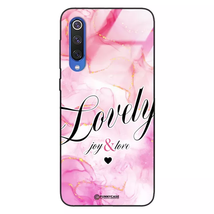 Etui Black Case Glass Marble Elegance do XIAOMI Mi 9SE Marmurkowe