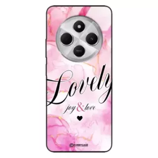 Etui Black Case Glass Marble Elegance do XIAOMI NOTE 14R 5G Marmurkowe