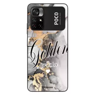 Etui Black Case Glass Marble Elegance do XIAOMI POCO X4 PRO 5G Marmurkowe