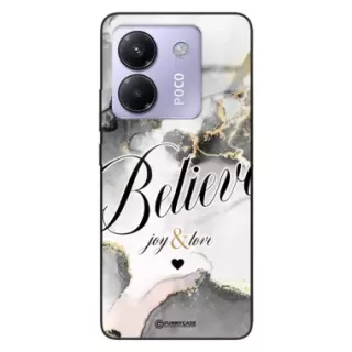 Etui Black Case Glass Marble Elegance do XIAOMI POCO M7 PRO 5G Marmurkowe