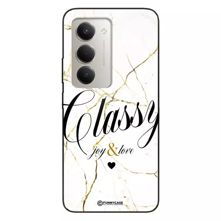 Etui Black Case Glass Marble Elegance do XIAOMI REDMI 15 5G Marmurkowe