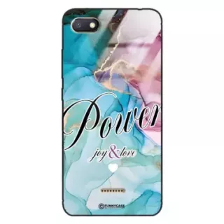 Etui Black Case Glass Marble Elegance do XIAOMI REDMI 6A Marmurkowe