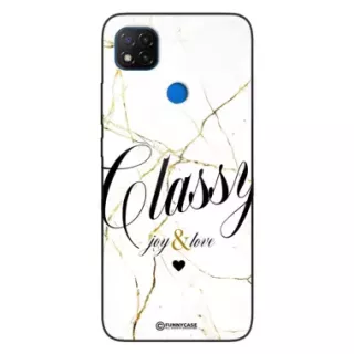 Etui Black Case Glass Marble Elegance do XIAOMI REDMI 9C Marmurkowe