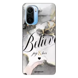 Etui Black Case Glass Marble Elegance do XIAOMI POCO F3 Marmurkowe