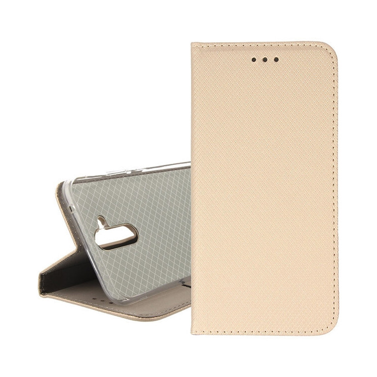 ETUI MAGNETYCZNE NA TELEFON HUAWEI MATE 20 LITE SNE-AL00 ZŁOTY