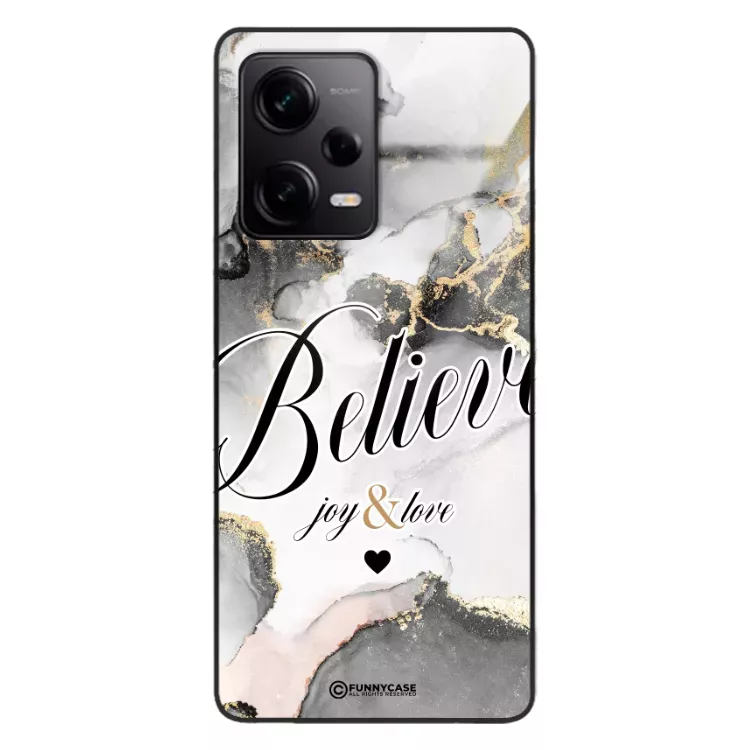 Etui Black Case Glass Marble Elegance do XIAOMI REDMI NOTE 12 PRO 5G Marmurkowe