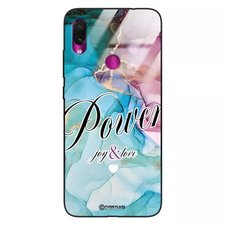 Etui Black Case Glass Marble Elegance do XIAOMI REDMI NOTE 7 Marmurkowe