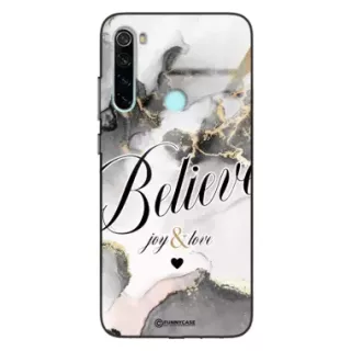 Etui Black Case Glass Marble Elegance do XIAOMI REDMI NOTE 8 2021 Marmurkowe