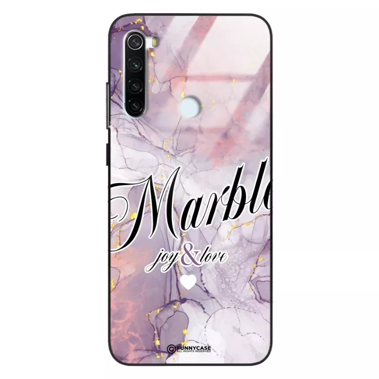 Etui Black Case Glass Marble Elegance do XIAOMI REDMI NOTE 8T Marmurkowe