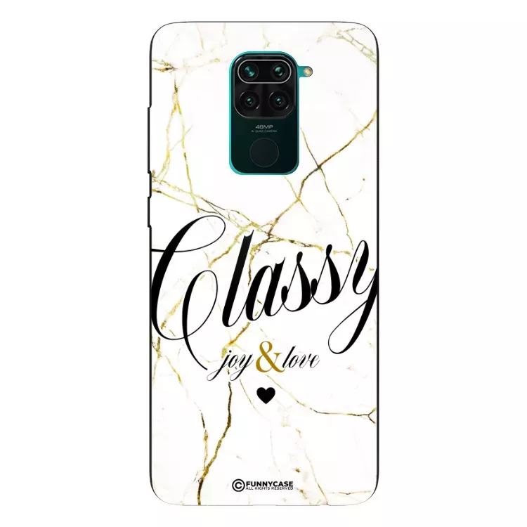 Etui Black Case Glass Marble Elegance do XIAOMI REDMI 10X 4G Marmurkowe