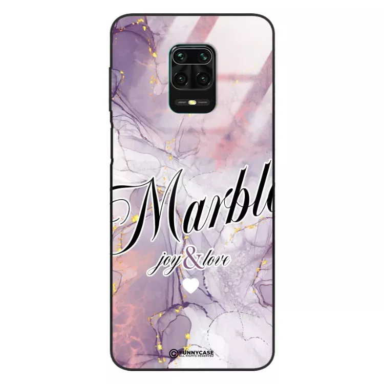 Etui Black Case Glass Marble Elegance do XIAOMI REDMI NOTE 9S Marmurkowe