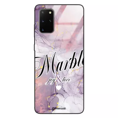 Etui Black Case Glass Marble Elegance do SAMSUNG S20 PLUS Marmurkowe