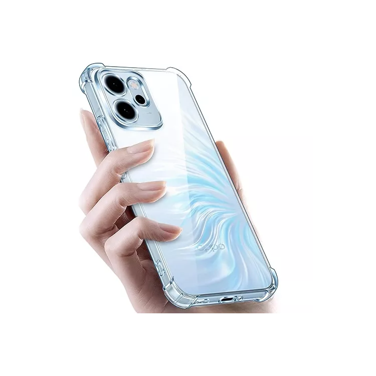 ETUI ANTISHOCK DO OPPO RENO 14F Transparentny Top Ochronne