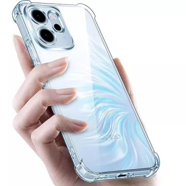 ETUI ANTISHOCK DO OPPO RENO 14F Transparentny Top Ochronne