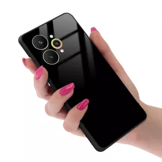 ETUI BLACK CASE GLASS NA TELEFON REALME 15 PRO 5G CZARNY