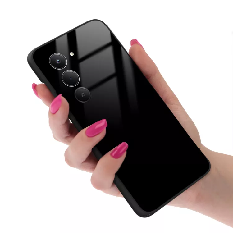 ETUI BLACK CASE GLASS NA TELEFON XIAOMI REDMI 15 5G CZARNY