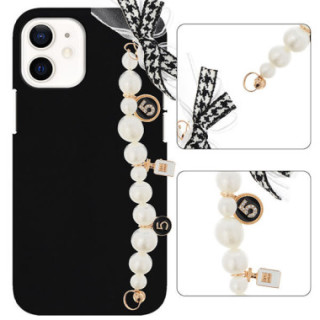 ETUI SMOOTH Z ŁAŃCUSZKIEM NA TELEFON MOTOROLA EDGE 70 CZARNY