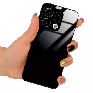 ETUI BLACK CASE GLASS NA TELEFON OPPO FIND X9 5G CZARNY