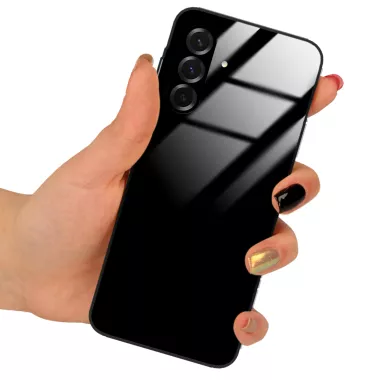 ETUI BLACK CASE GLASS NA TELEFON XIAOMI 17 CZARNY