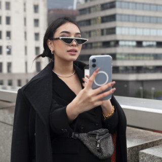 ETUI CLEAR 2mm RING MAGSAFE NA TELEFON SAMSUNG GALAXY S26 EDGE BIAŁY