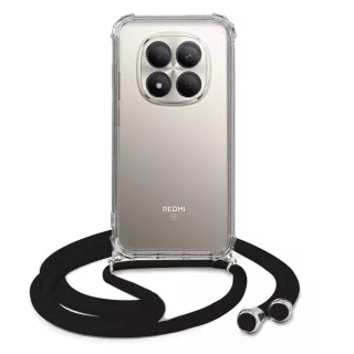 ETUI CROSSBODY NA TELEFON XIAOMI REDMI NOTE 15 PRO 5G CZARNY Sznurek Smycz