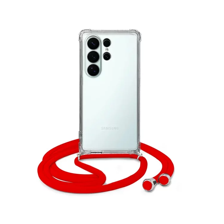 ETUI CROSSBODY NA TELEFON SAMSUNG GALAXY S26 ULTRA CZERWONY Sznurek Smycz