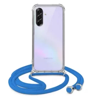 ETUI CROSSBODY NA TELEFON SAMSUNG GALAXY A37 5G NIEBIESKI Sznurek Smycz