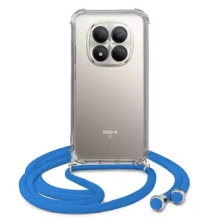 ETUI CROSSBODY NA TELEFON XIAOMI REDMI NOTE 15 PRO 5G NIEBIESKI Sznurek Smycz