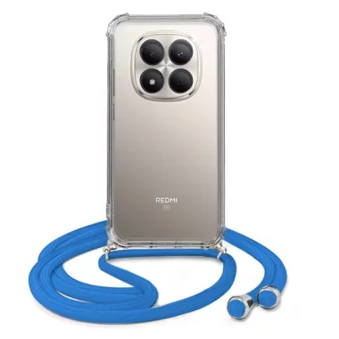 ETUI CROSSBODY NA TELEFON XIAOMI REDMI NOTE 15 PRO 5G NIEBIESKI Sznurek Smycz